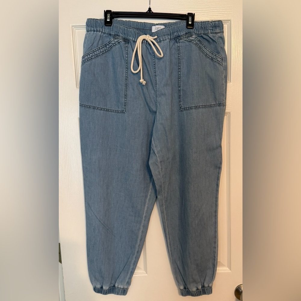 LOFT Light Blue Women's Jean Joggers